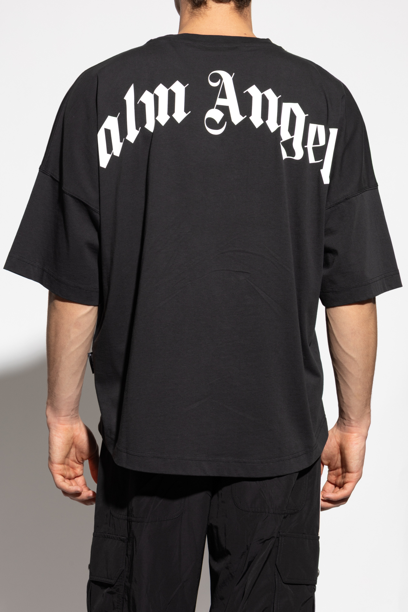 Black T-shirt with logo Palm Angels - Vitkac AS